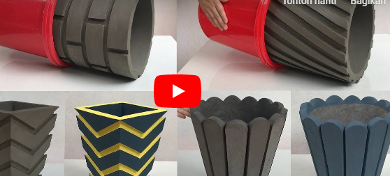 The 6 Most Beautiful Cement Flower Pots - You'll Want To Make For Your Garden